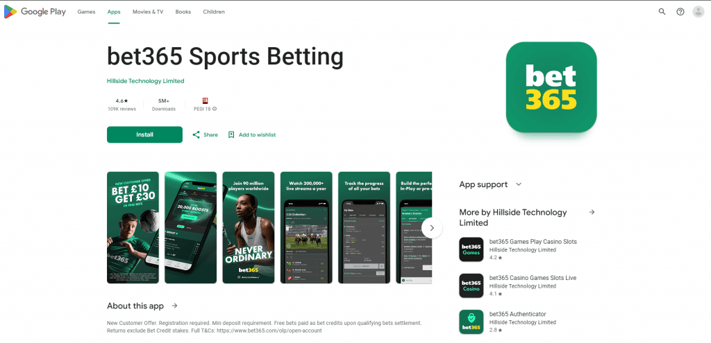 Bet365 Apps