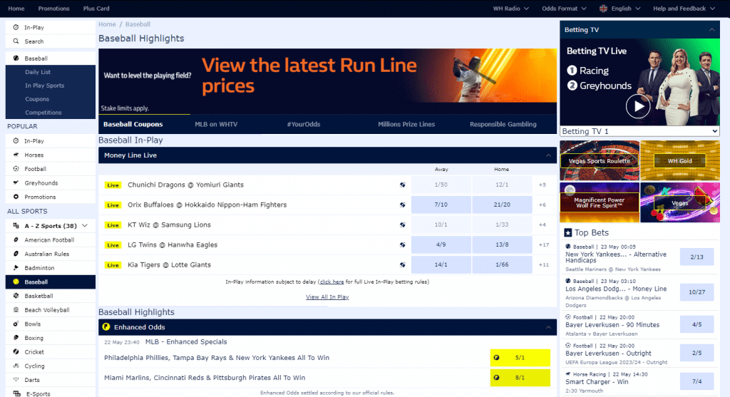 William Hill betting