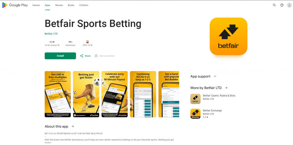 Betfair Apps