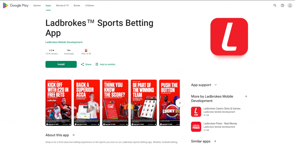 Ladbrokes Apps