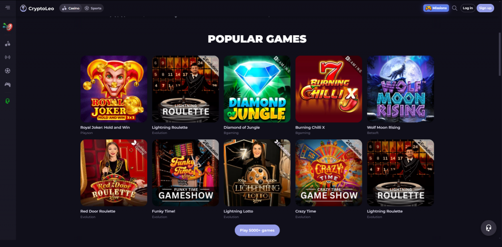 cryptoleo games